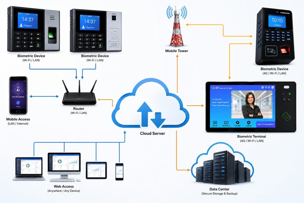 Cloud time attendance system